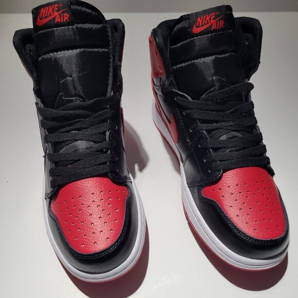 Jordan 1 Retro Bred Banned 575441-001 (2016) (GS) Black Red Size 8.5 NWOB - Picture 1 of 5
